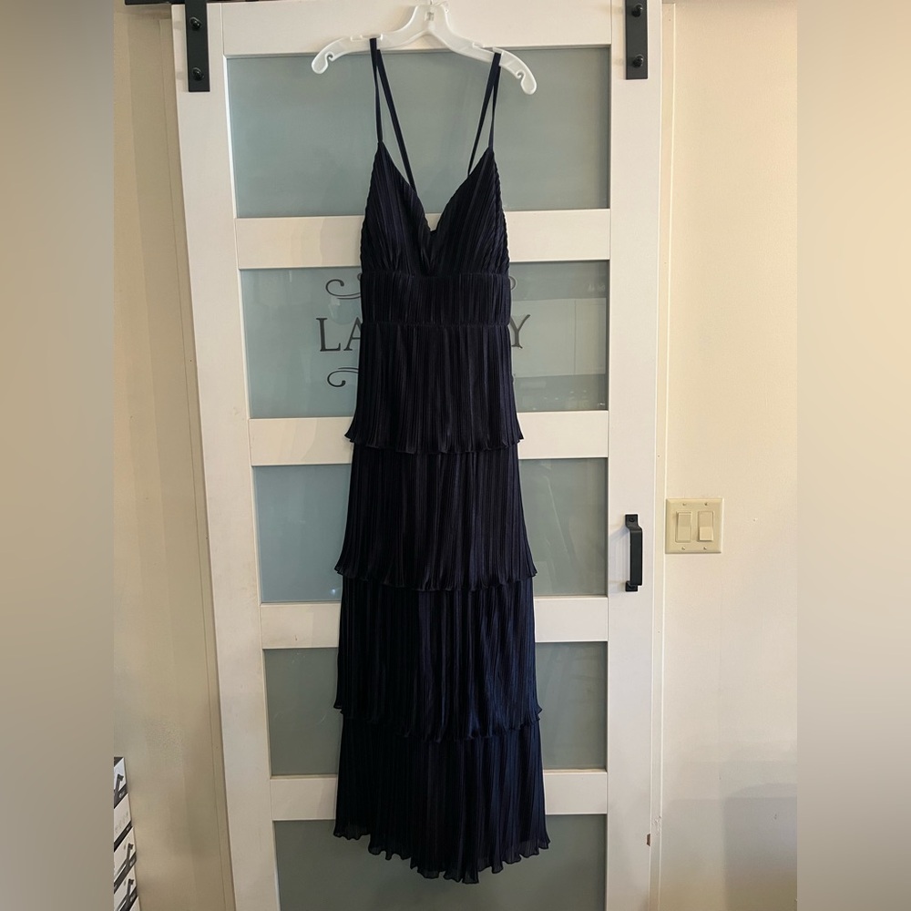 Xtraordinary Midnight Blue Layered Maxi Dress
